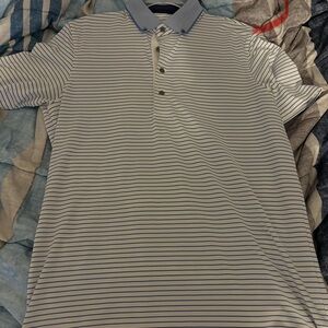 Greyson striped polo size small